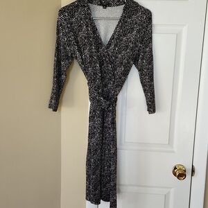 Ann Taylor Dress, With Tie On Side, Size 8P